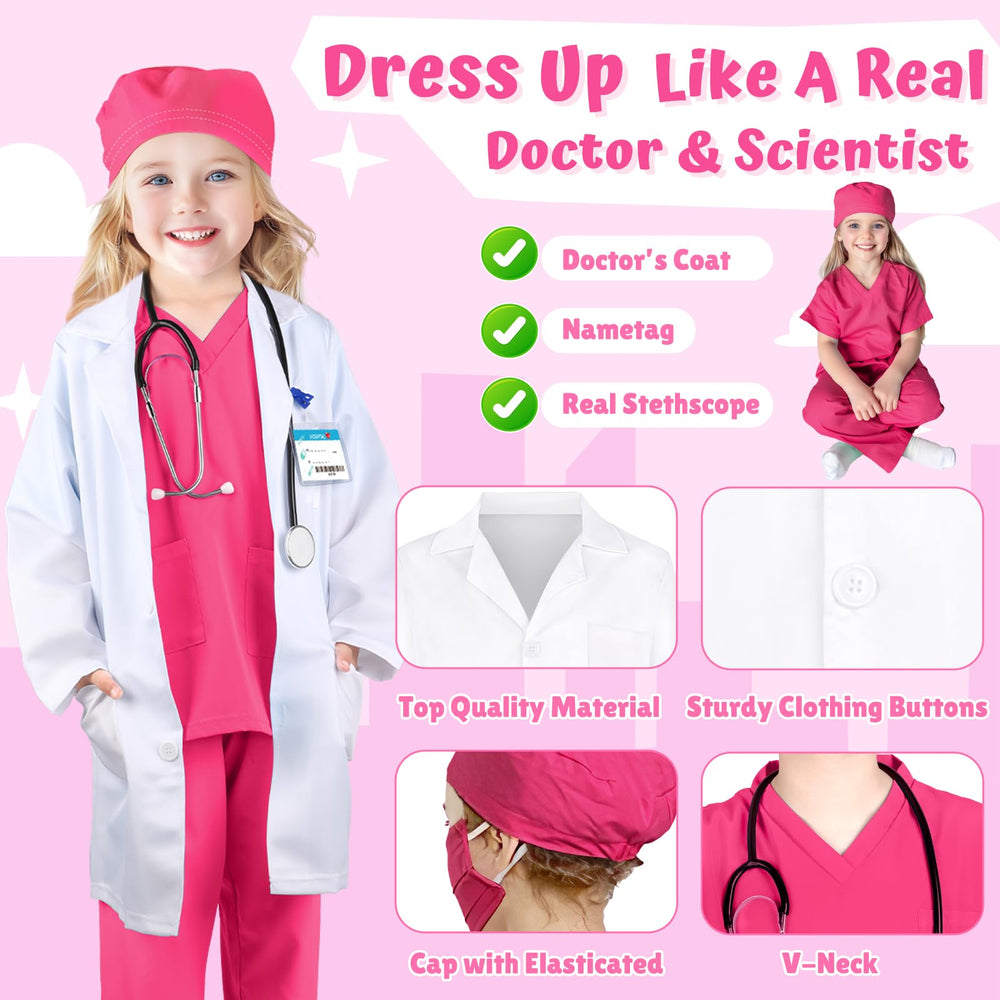 YADIYA real stethoscope for kids, authentic listening experience.