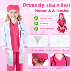 YADIYA real stethoscope for kids, authentic listening experience.
