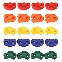 Yaegoo climbing holds with mounting holes enable easy, sturdy attachment.