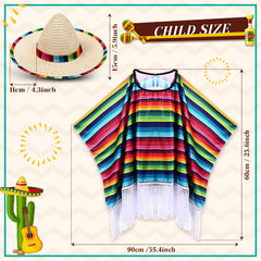 Yahenda sombrero hat completes a playful fiesta look.
