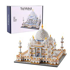 YaJie Taj Mahal finished display fits compact spaces on desk or shelf.