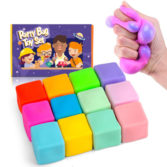 YAKHAN color-changing stress cube with vivid colors for desk relief.