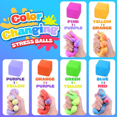 YAKHAN stress cube demonstrates color-change visuals suitable for classroom focus.
