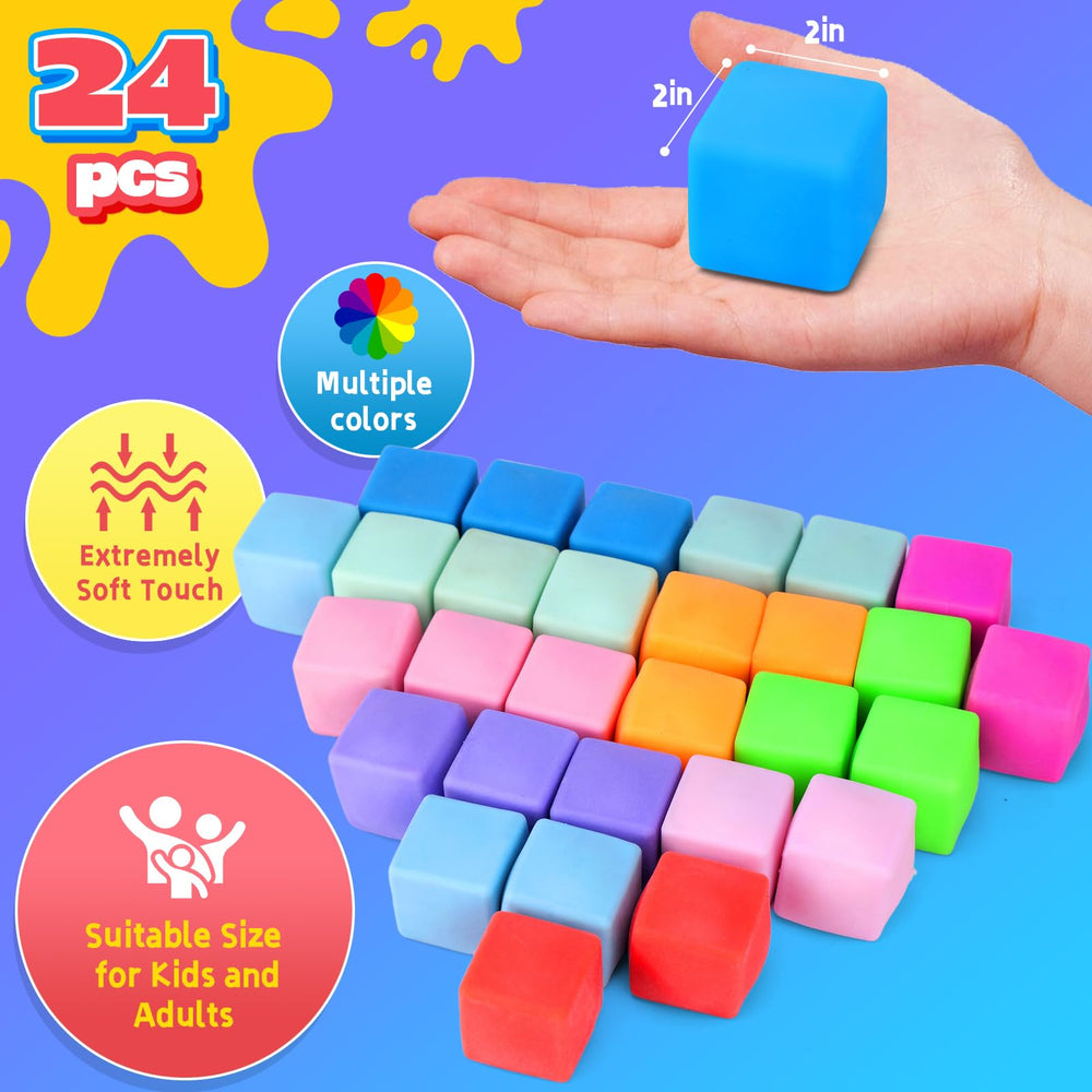YAKHAN color-changing stress cubes suit parties and social gatherings with visual engagement.