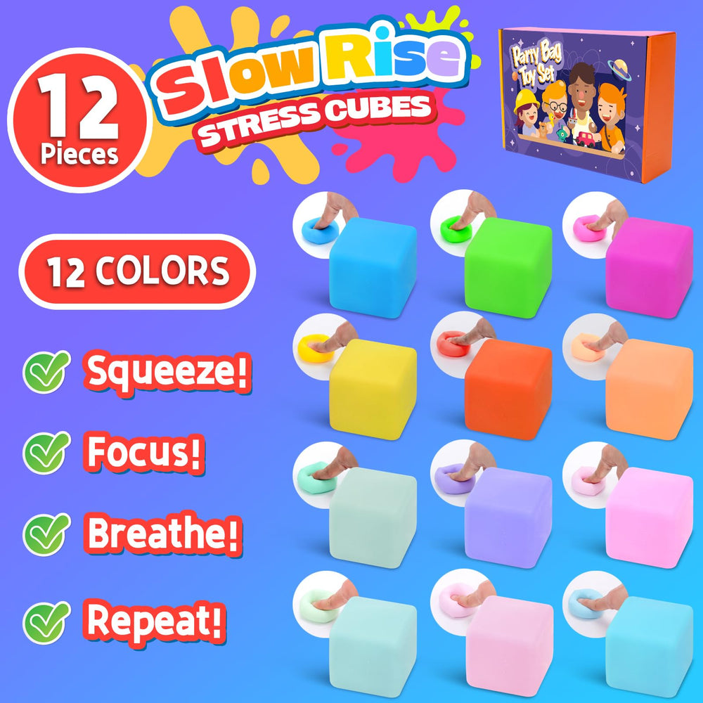 YAKHAN slow-rebound stress cube highlighting extended interaction.