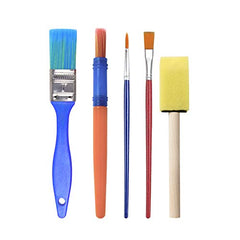 YallFairy ergonomic handles on wooden and plastic brushes for kids.
