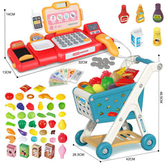 Yalujumb kids imaginative play scene highlighting group pretend shopping.