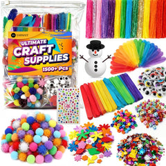 Yameer arts and crafts box open, ready for quick kid-friendly projects