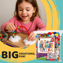 Yameer family crafting time, shared art and teamwork for all ages