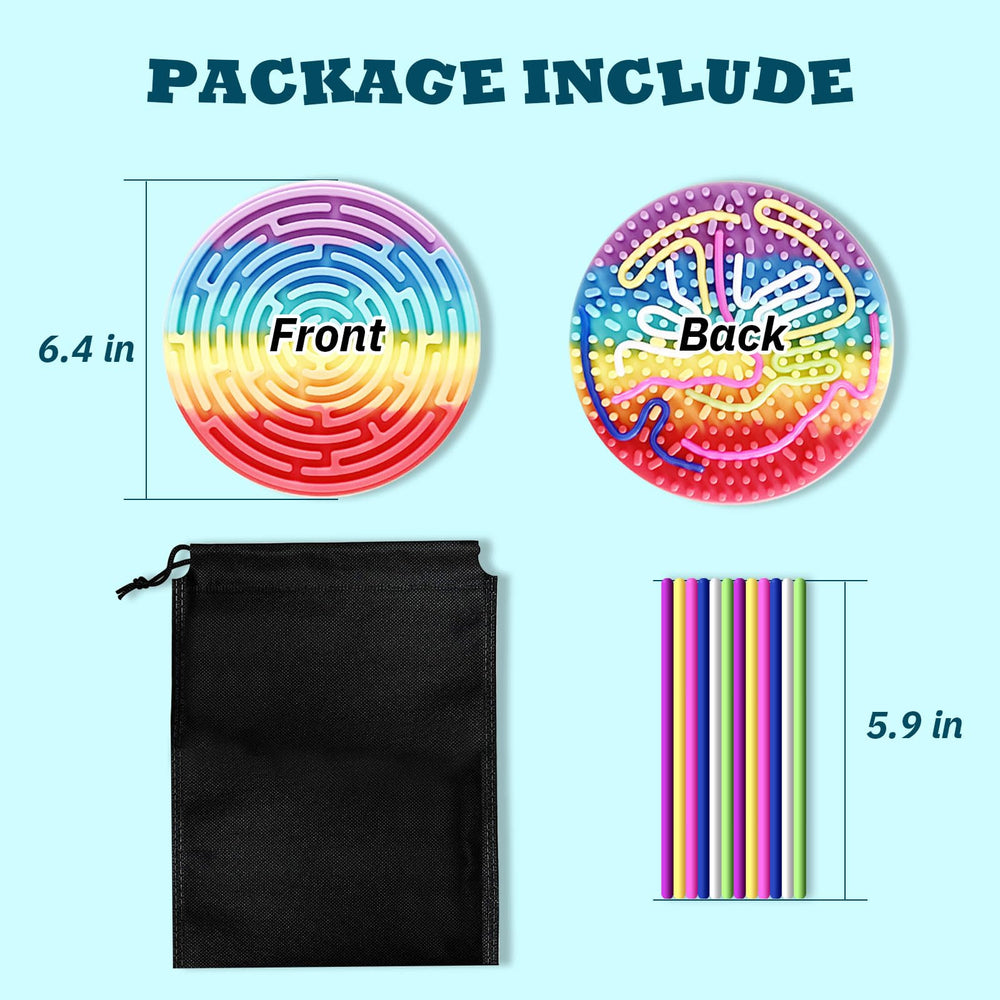 YANCIN travel-compact sensory board suitable for airplane or car quiet time.