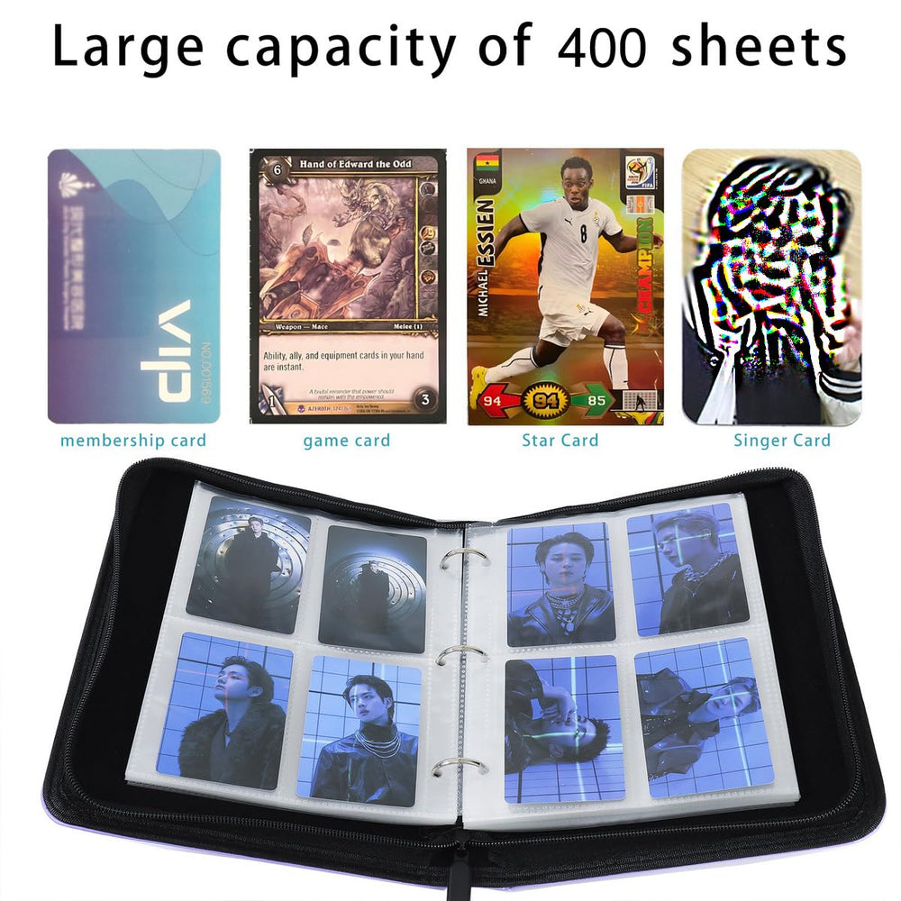 YANENG Zippered sleeves, secure storage for valuable photo cards while traveling.
