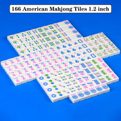 YANMEIYA American Mahjong tiles 1-2-inch size shown for easy handling.