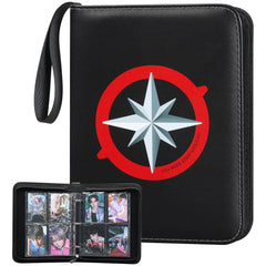 Yanmzmin Stray Photocards Binder front cover, showing up to 400-card capacity for organized displays.