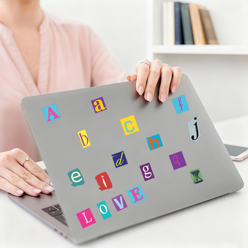 Yanroom versatile stickers fit many surfaces like notebooks, mugs, phones, and gift bags.