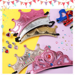 Yaomiao crowns with adjustable elastic band for comfortable wear.