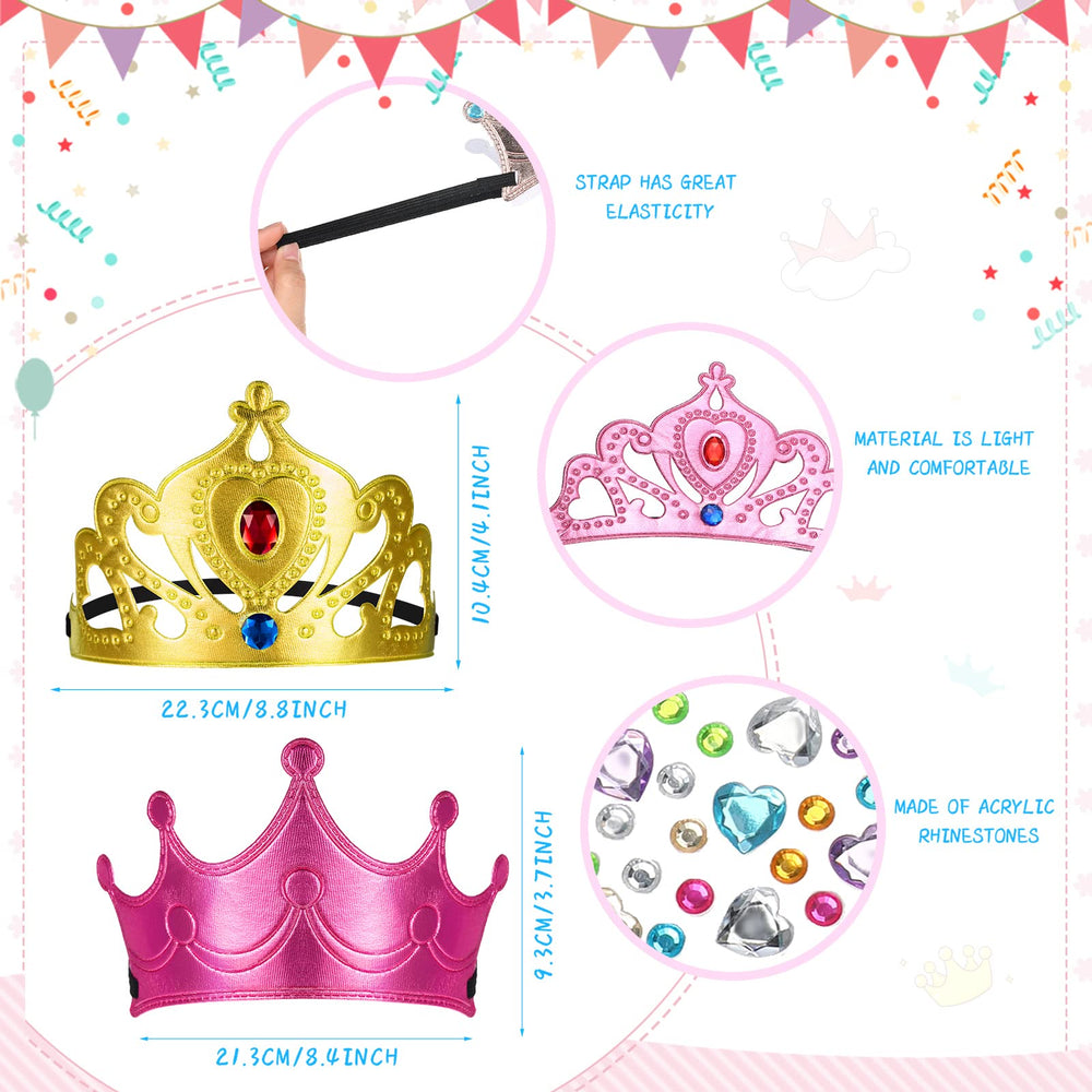 Yaomiao crystal diamond stickers sheet for decorating foam crowns.