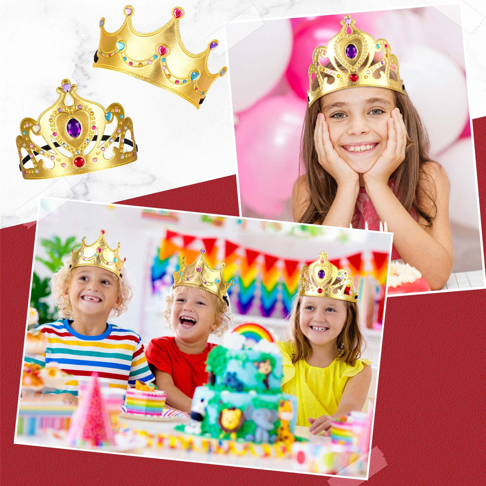 Yaomiao customizable crowns with gem stickers for imaginative design.