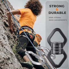 YARKOR Swing Swivel durability test shows oxidation-proof, wear-resistant design.
