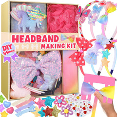 YASEST headband making card helps girls design unique bows.