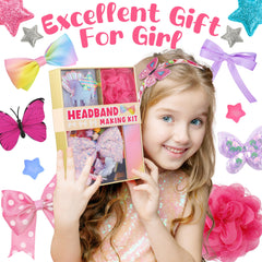 YASEST ribbons and accessories kit enables endless headbands and clips.