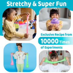 Kids enjoy YasTant slime kit during craft time