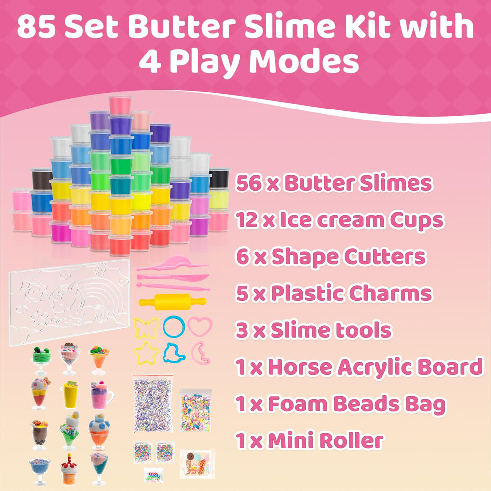 YasTant slime molds and cups for decorative slime crafts.