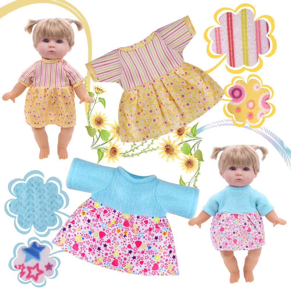 Sweater costume by YAYYAY Alive Doll Clothes for 12-14 inch dolls, cozy layering