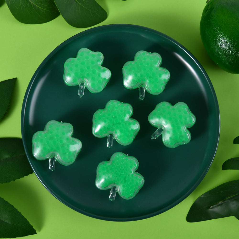 YBSOP decor-friendly stress balls brighten green celebrations.