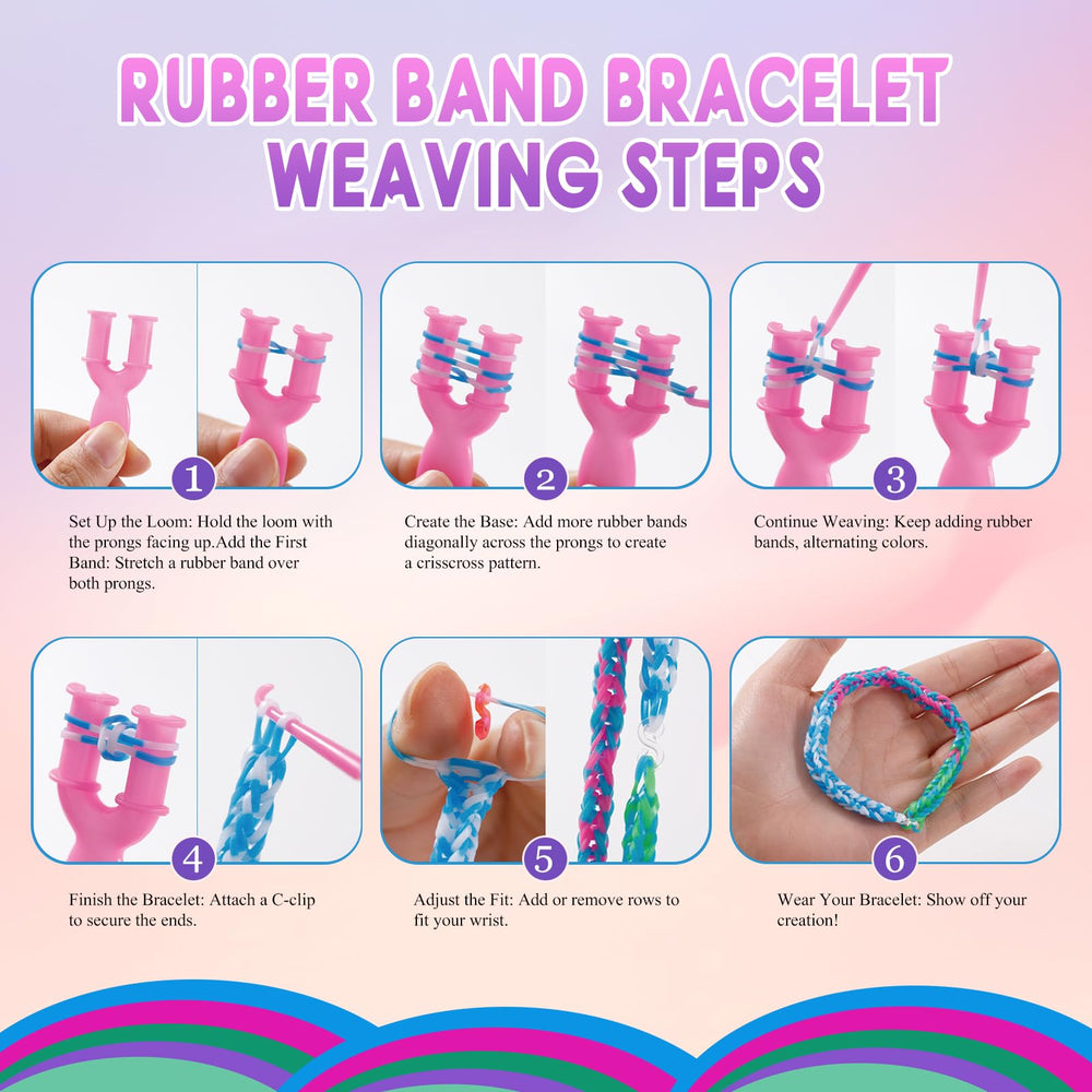 Ybxjges bracelet making for girls promoting creativity and fine motor skills