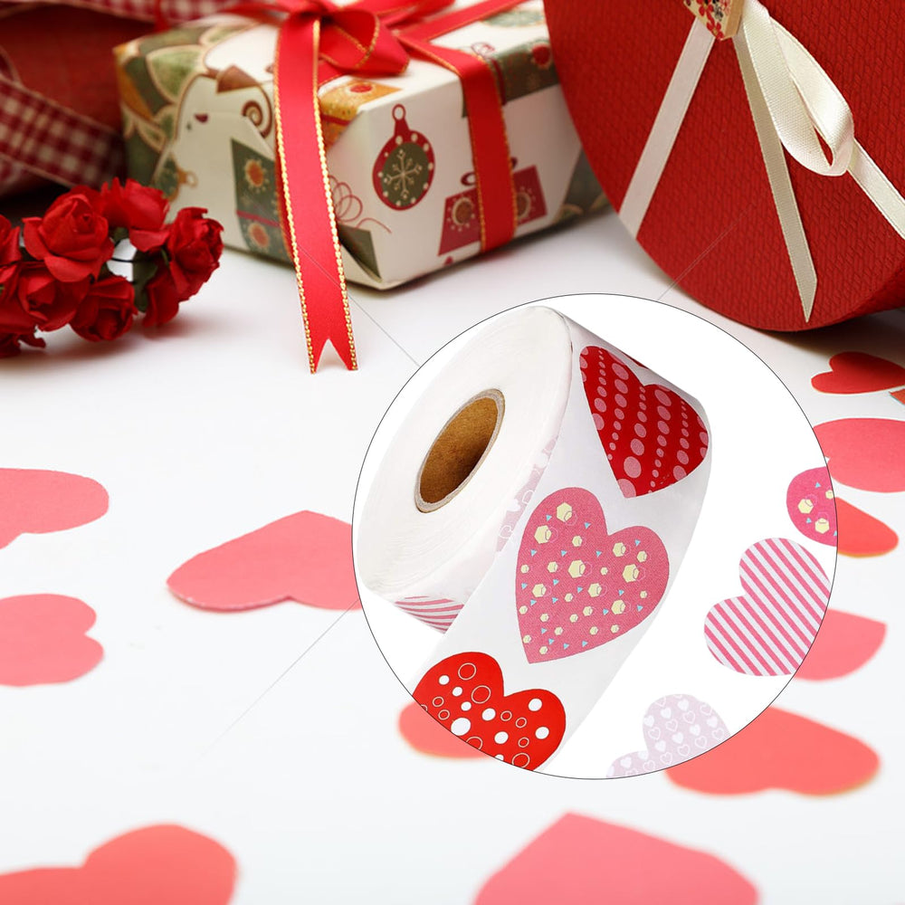 Ycfish wedding party heart stickers add sweet touches to favors