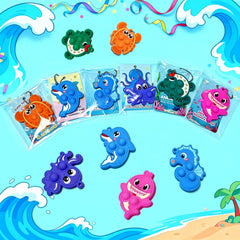 YCWKXJC crab pop fidget keychain, sturdy and portable for school bags