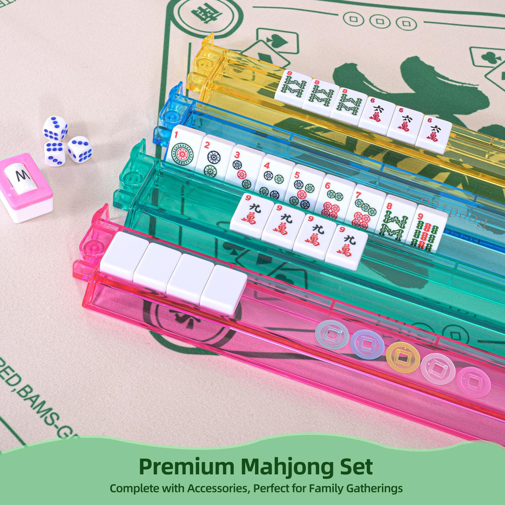 Yedadi rule card offers quick reference for American Mahjong rules.