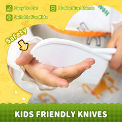 Yeeammk measuring spoons for precise toddler portions and learning.