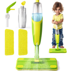 Yeeammk toddler spray mop mini size designed for tiny hands and independence.