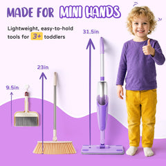Yeeammk toy spray action mop that really sprays water for realistic play