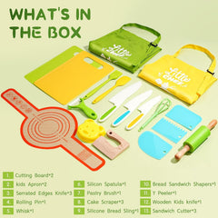 Yeeammk wooden kids knife lightweight design promotes comfortable grip during pretend cooking