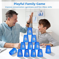 yeesport cups with inner ribs for smoother stacking and fast play