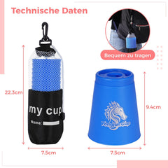 Yeesport inner ribs minimize friction for easier cup separation.