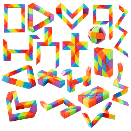 Yeetec fidget snake cube rainbow collection, tactile fun for focused play