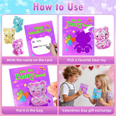 YEGEER classroom prizes set ideal for handouts during school Valentine parties.