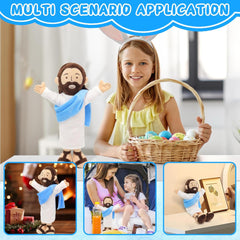 Yelakey 13-inch Jesus plush design showcasing peaceful pose