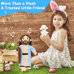 Yelakey 15-inch Jesus plush is a portable companion for church and Sunday School.