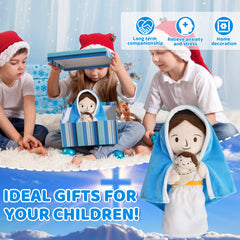 Yelakey Jesus plush doll is surface washable for easy cleanup after play