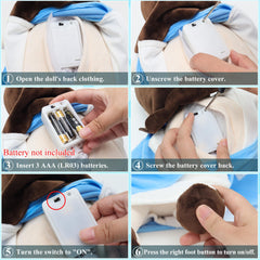 Yelakey Jesus Plush sleep support during bedtime routines