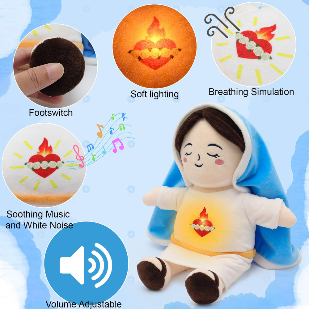 Yelakey soft fabric guardian angel plush offers comforting hugs for kids.