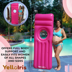 YelloIris portable pool float ideal for vacations and travel