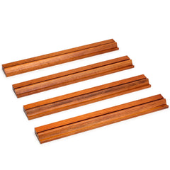 Pushers magnetically attached to rack for tidy storage and flexible layouts