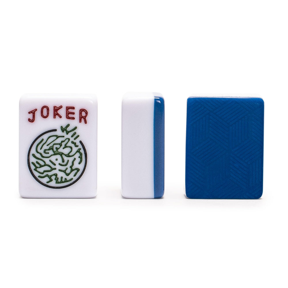 Yellow Mountain Imports Indigo Tides dice included for random draws.