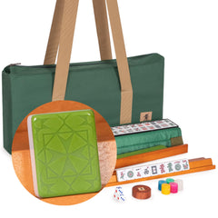 Yellow Mountain Imports Verdant Santorini tile backs add elegant Mediterranean flair for mahjong.