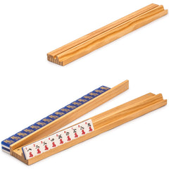 Yellow Mountain Imports wooden racks with pushers for organized rounds